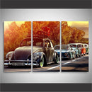 Quadro Mosaico Carros Antigos - Coleção Carros