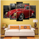 Quadros Mosaico Fusca Vermelho - Coleção Carros