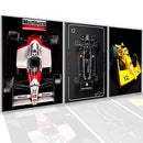 KIT 3 Quadros Decorativos Ferrari Formula 1 Carros Lendários - Coleção Carros