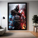 Quadro Decorativo Kratos - Coleção Games