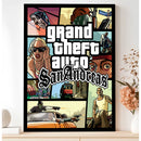 Quadro Decorativo GTA - Coleção Games