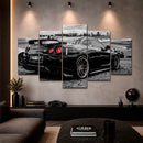Quadros Mosaico Nissan GTR R35 115cm X 60cm - Coleção Carros