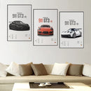 KIT 3 Quadros Porsche GT3 RS - Coleção Carros