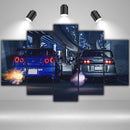 Quadros Mosaico Supra VS GTR R34 - Coleção Carros
