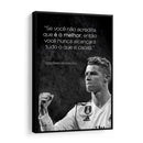Quadro Decorativo Cr7 Cristiano Ronaldo Motivação - Coleção Futebol
