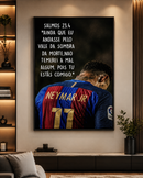 Quadros Decorativo Neymar Salmos - Coleção Futebol